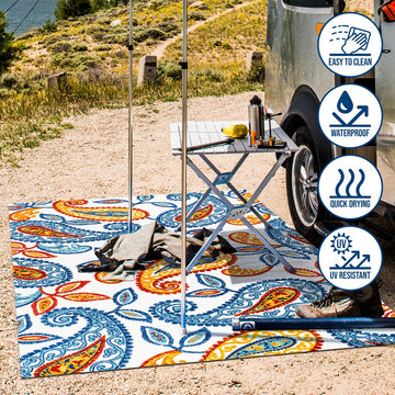 Julien Paisley High-low Indoor/outdoor Area Rug